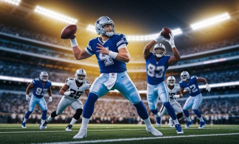 Dallas Cowboys vs Las Vegas Raiders Match Player Stats
